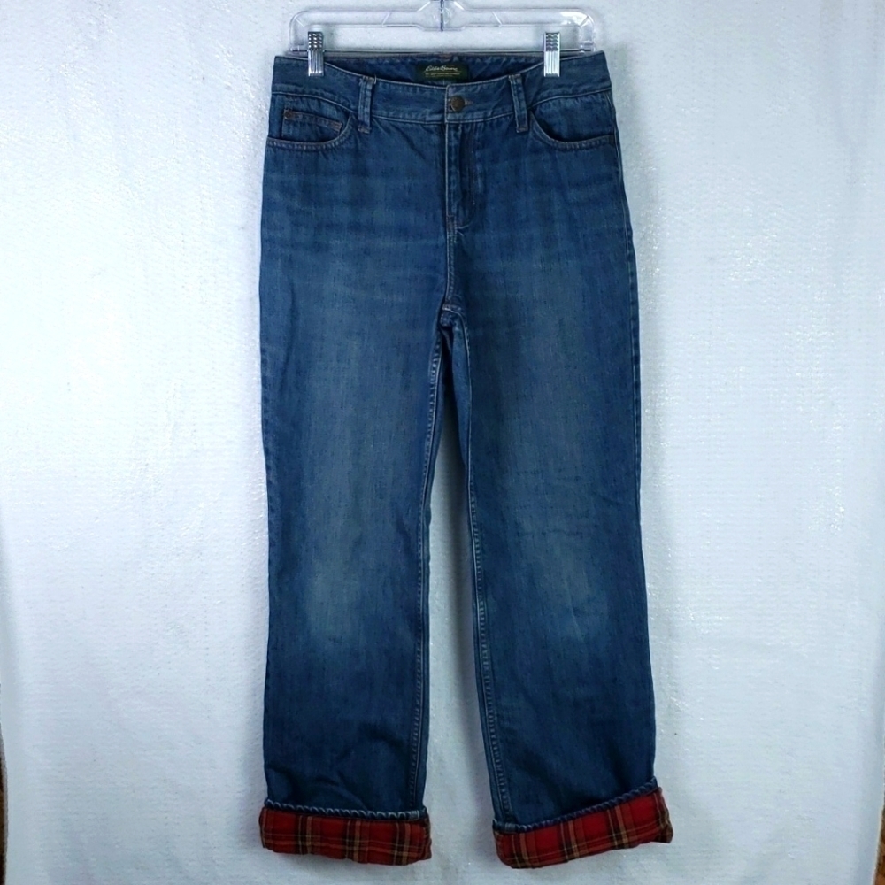 Eddie Bauer Fully lined Womans Jeans Size 6